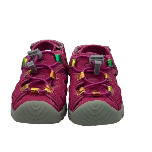 Okie Dokie Kids Sz 6 Pink Outdoor Adventure Sandals Quick Lace OL LIL MARLINA - Picture 2 of 6